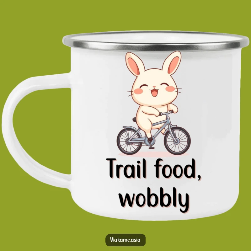 Funny Bao Bun Bicycle Camping Mug: Fuel Your Adventures with Cute, Hilarious Energy.