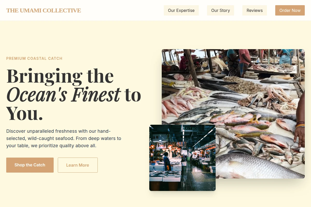 Teal Fish Market