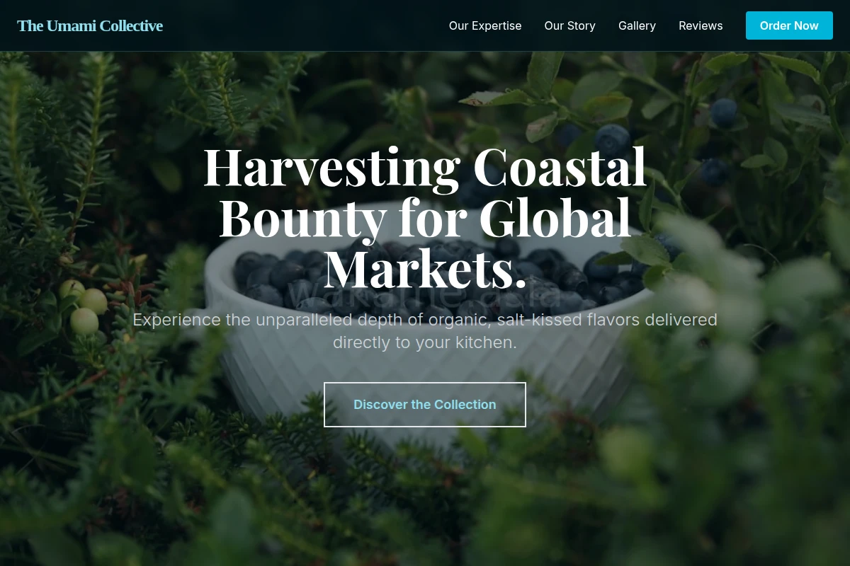 Gourmet Organic Food