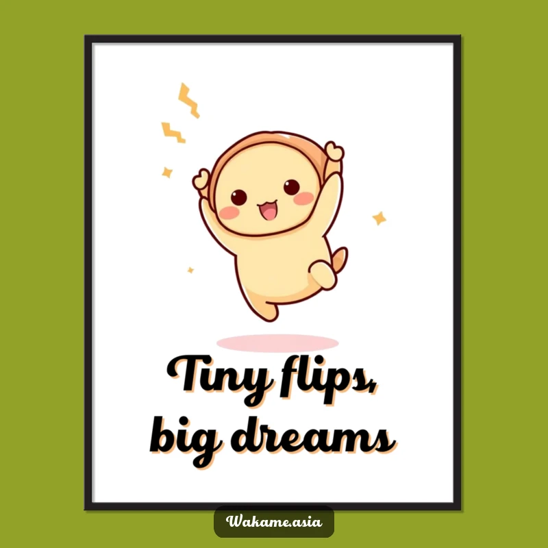 Digital Funny Dim Sum Acrobat Art: Instant Joy for Your Walls